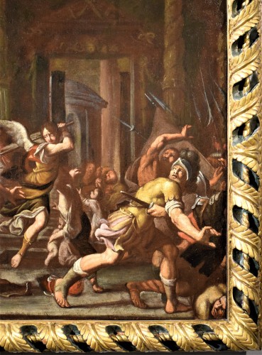 Héliodore expulsé du Temple - Orazio Talami (Bologne 1624-1708) - Romano Ischia
